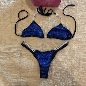 Angel Competitive Bikini-blue